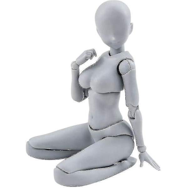 Action Figure -piirustusmalli, piirustushahmoja taiteilijoille Action Figure -malli ihmismannekiini mies nainen 8.46 x 7.09 x 1.85 inches Female