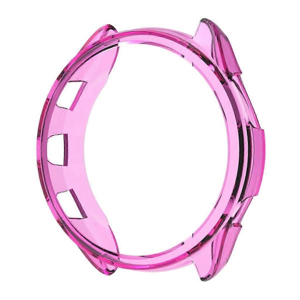 Støtsikkert Bumper-deksel til Garmin-Forerunner 965 Skjermbeskytter Transparent purple