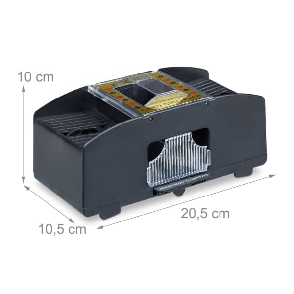 Dobbel bruk modell med USB og batteri spill, kortshuffler 2 dekk