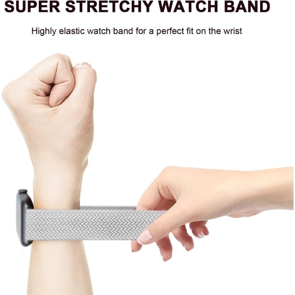 Sportsstropp Kompatibel med Apple Watch Strap 42mm 44mm 45mm 49mm, erstatning, for Apple Watch iWatch Series 8 7 6 5 4 3 2 1 SE, 2 Pack.