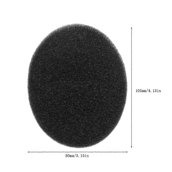 1 Pari Pehmeät Vaahtomuoviset Korvatyynyt Vaahto Pyöreä Kuulokekotelo HD650 HD600 HD598:lle
