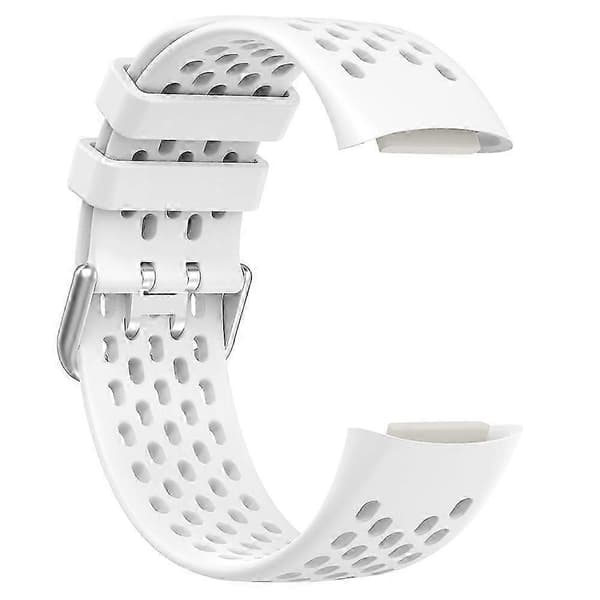 Vaihtoranneke Fitbit Charge 6/Charge 5 -kelloon, hengittävä silikoninen älykellon ranneke Multicolor Style B