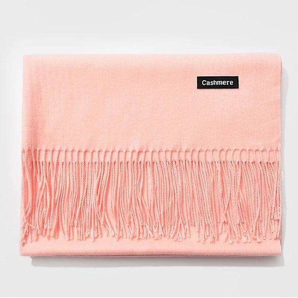 Vaaleanpunainen viskoosihuivi Pink