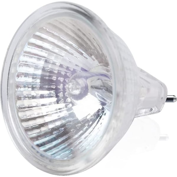 Sæt med 8 Gu5.3 Mr16 20w 12v varm hvid halogenlampe, dæksel 400lumen 2-benet spotlight erstatning for 20w halogen