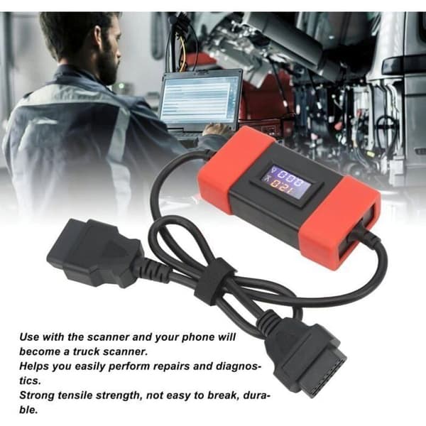 Kraftig 24V til 12V omformeradapter for Launch X431 skanner og andre enheter