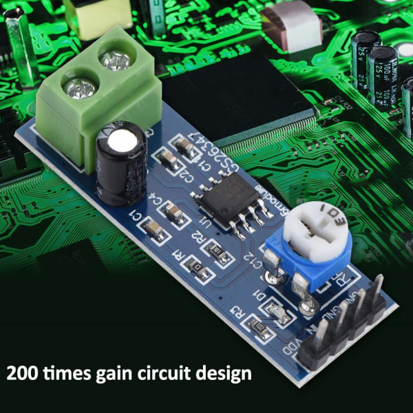 5st 200 gånger förstärkt ljudförstärkarkort 5V-12V ljudförstärkarmodul LM386 power för Arduino Ek1236 L1P8