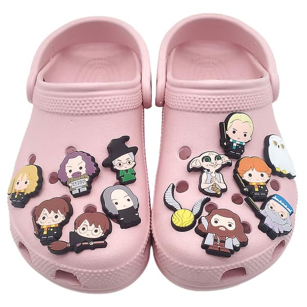 17 stk Harry Potter skosmykker til Croc Clog sko dekorasjon for barn gutter jenter menn kvinner bursdagsgaver