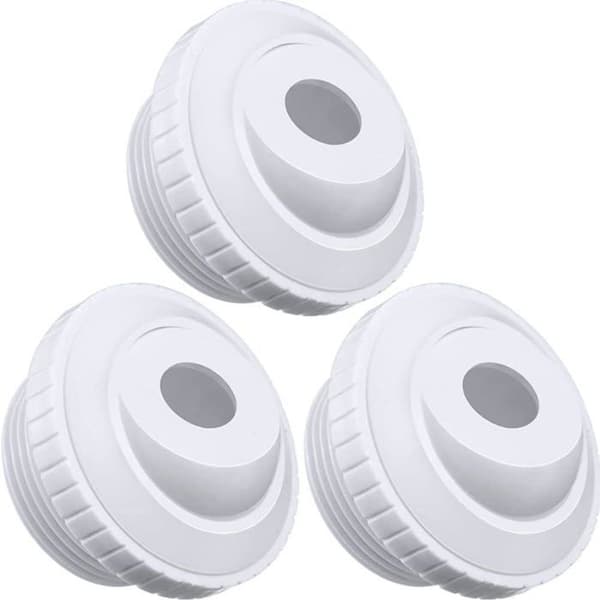 3PCS Pool Jetmunstycke, 360 graders roterande Spa Massage Munstycke, Utbytbar Vattenutlopp Retur Jetkoppling