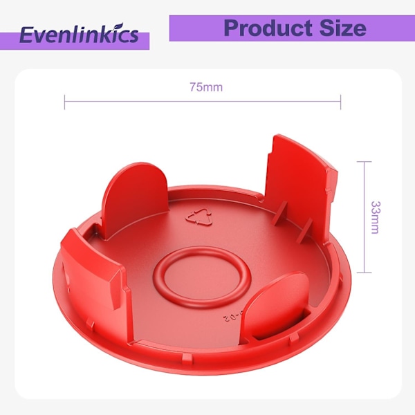 1600A00X61 / 1600A00DU0 / F016L72438 Udskiftningsspole Cover til Bosch ART 30-36 LI / ART 24 / ART 2 Multicolor 1pcs