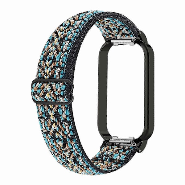 Justerbar urrem i elastisk nylon til Redmi Band 2 - Åndbart armbånd til smartur Brown