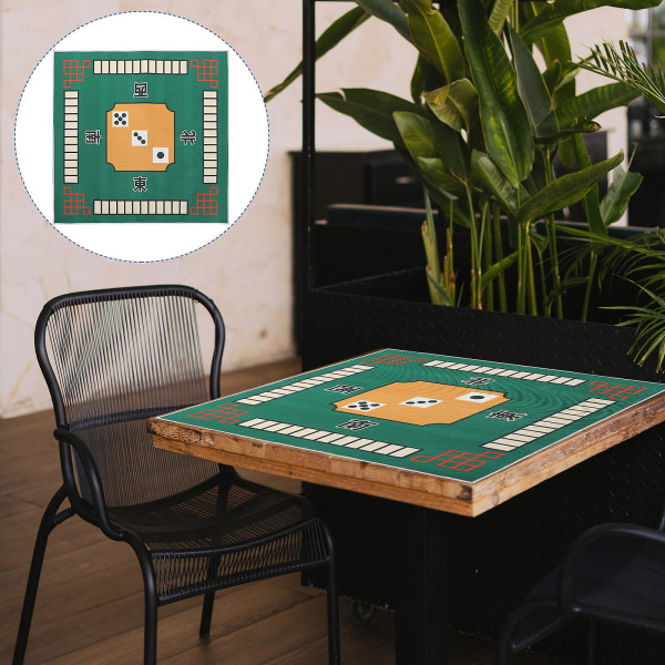 Skrivebordsmatte Teppe Bordmatter Mahjong Bordduk Gaming Borddeksel Mahjongg Tilbehør Dominos sklisikre matte