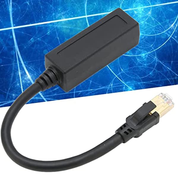 RJ45 Ethernet netværksadapter, 1 han til 3 hun LAN Ethernet netværkssplitter til Ethernet-udvidelse, Ethernet-udvidelseskabeladapter netværksadapter