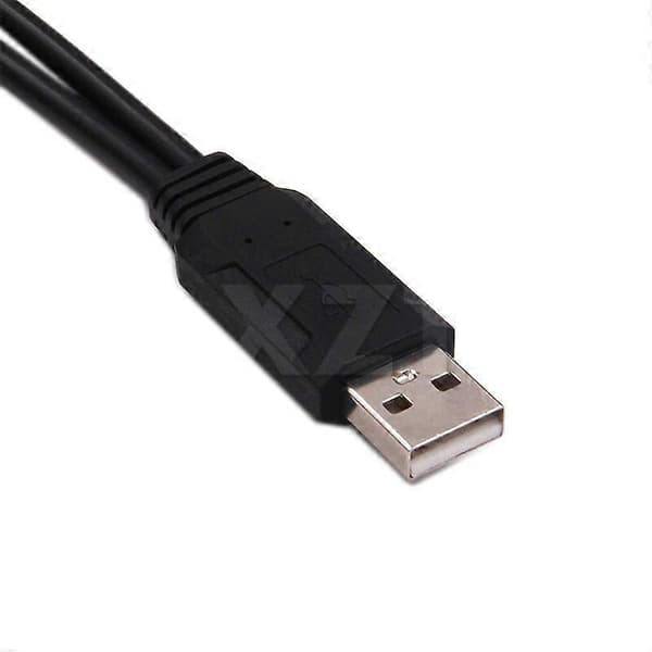 2-ports USB2.0 Hub USB 2.0 Han til 2 Dobbelte USB Hun Jack Splitter Hub Strømkabeladapter til PC Telefon Bærbar Kabel