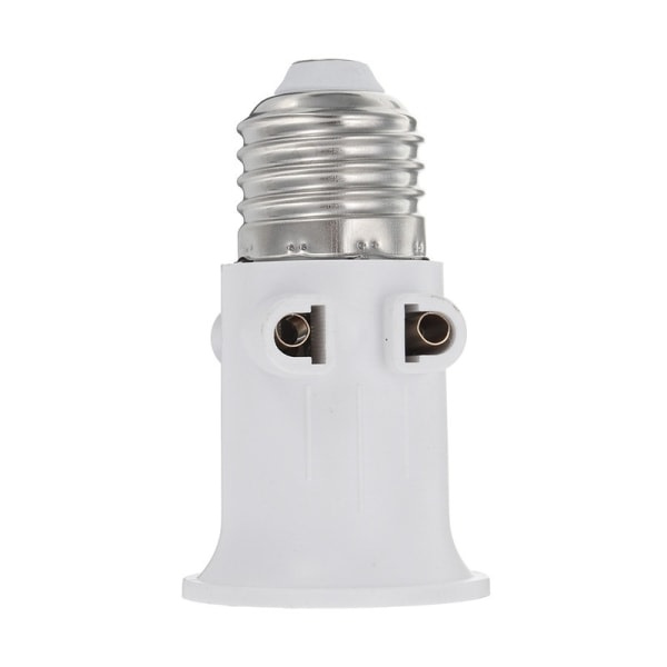 2 stk AC100-240V 4A E27 lampehodeadapter, lampeholderadapter