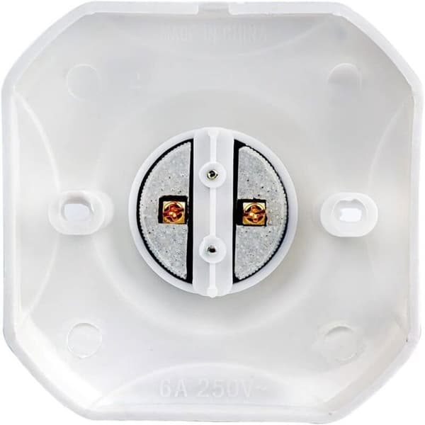 Sæt med 2 E27 skruefatninger AC 230V, LED pæreholder i plast, E27 base til loftslamper, væglamper og belysning