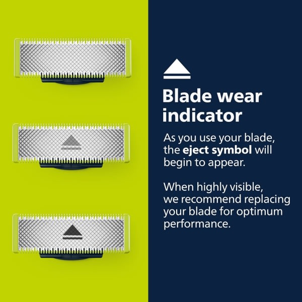 Erstatningsbarberblade, der er kompatible med Philips Oneblade Replacement One Blade Pro Blades Herre （Model QP25XX QP26XX QP65XX ） 5 packs