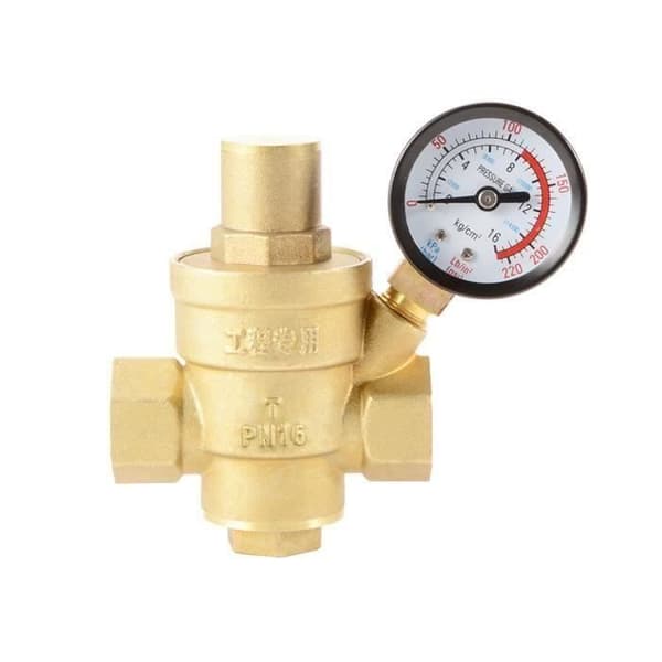 Blyfri messing justerbar vandtryksregulator 3-4 20mm vandtryksreducer med LBQ13 Bar