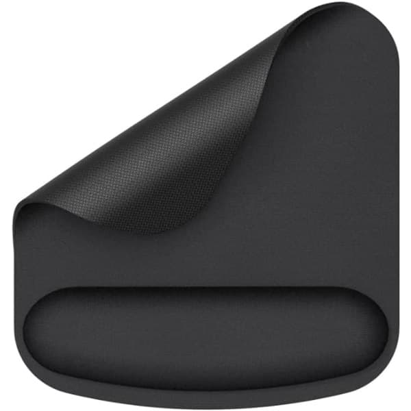 Ergonomisk musematte med håndleddsstøtte, komfortabel musematte for bærbar PC, smertelindrende musematte med sklisikker PU-base for kontor og hjem, 1 stk
