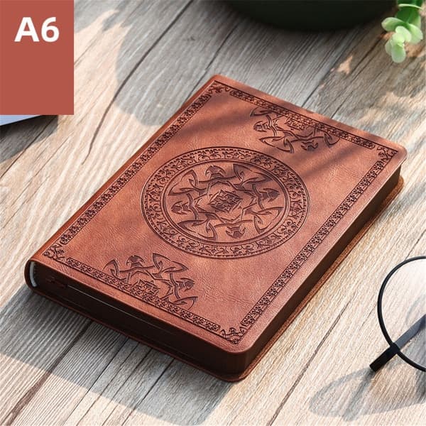 Vintage Læder Notesbog Rejsejournal Bsuiness Notesbog Dagbog til Voksne Gaver