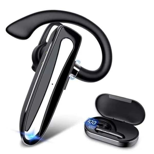 Handsfree trådlös Bluetooth-hörlur (enkelörad) med laddningsfodral — LAN