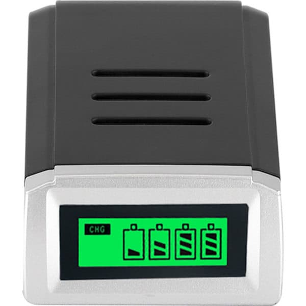 Universal batterioplader LCD-oplader til 4 AA AAA hurtigoplader