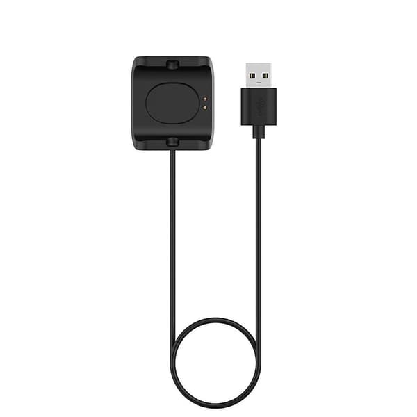 100 cm/39 tommer sort opladerkabel til Amazfit Bip S A1916 Smartwatch-opladning