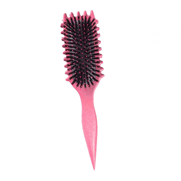 Muotoutusharja, Takkujen Avatusharja Hiuksille, Muotoutusharja Kammat, Naisille ja Miehille, Kosteille Paksuille tai Kiharille Hiuksille, Kauniit ja Kiiltävät Kiharat Rose Red 7.28inch
