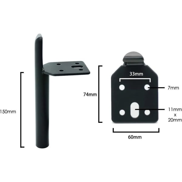 4 kpl 15 cm huonekalujalat mustat metalliset pöydänjalat DIY huonekalujalat ruuveilla sohvapöydälle yöpöydälle muille huonekaluille