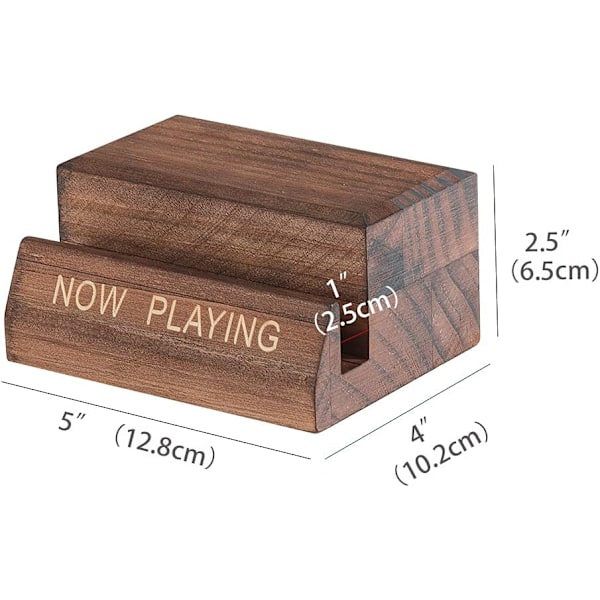 Vinylpladeholder Display Stand - Fremvis Dit Nu Afspillede Albumcover - Minimalistisk & Elegant Holderdesign