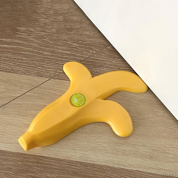 Banan Dørtræk Stop Kile - Nyhed Sjove Dørstop Frugtformet Sød Dørstop - Dørkile
