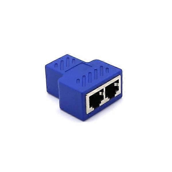 1. Cat6 Rj45 8p8c -pistoke kaksois-Rj45-jakajaan verkon Ethernet-patch-johtoadapteri