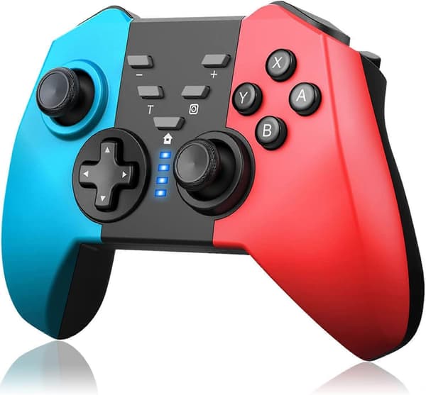 Trådløs Switch-kontroller for Nintendo Switch/Switch Lite/Switch OLED/PC Window Game, Bluetooth-kontrollere Gamepad med Wake up, Gyro Axis, Turbo