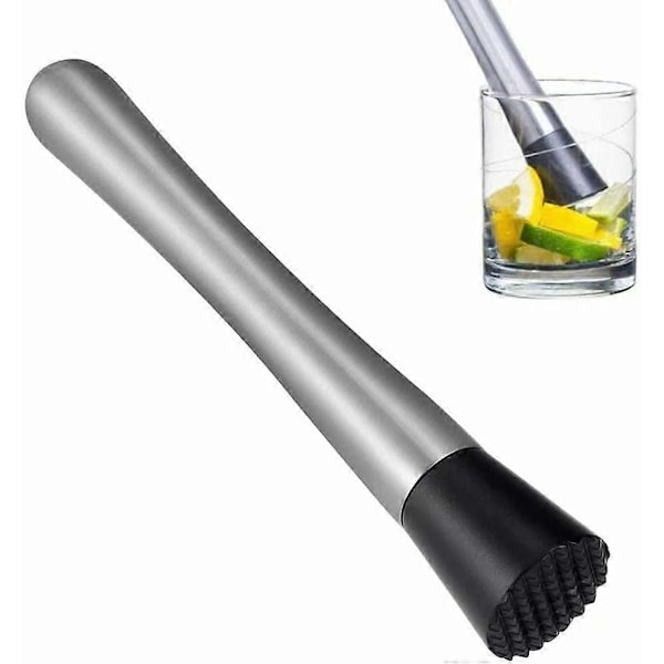 Caipirinha-pistil Cocktailbar-pistil rustfrit stål 20,5 cm