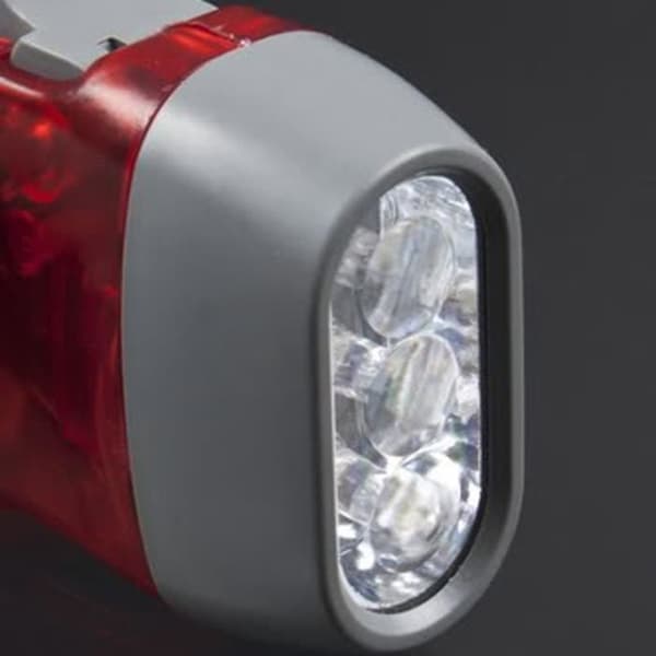 hånddrevet dynamolygte, håndpresse håndsving, likviderende lommelygte, campinglampe
