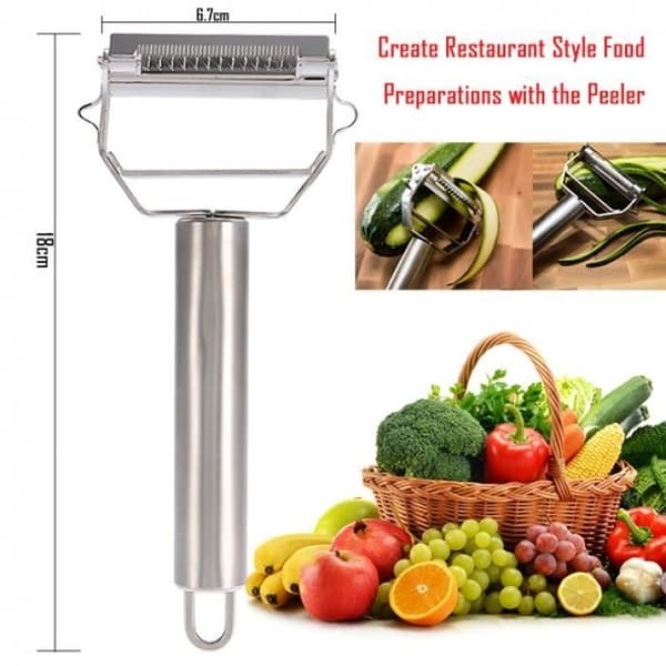 E Peeler - Julienne - Rustfrit Stål - 18cm - Tåler Opvaskemaskine