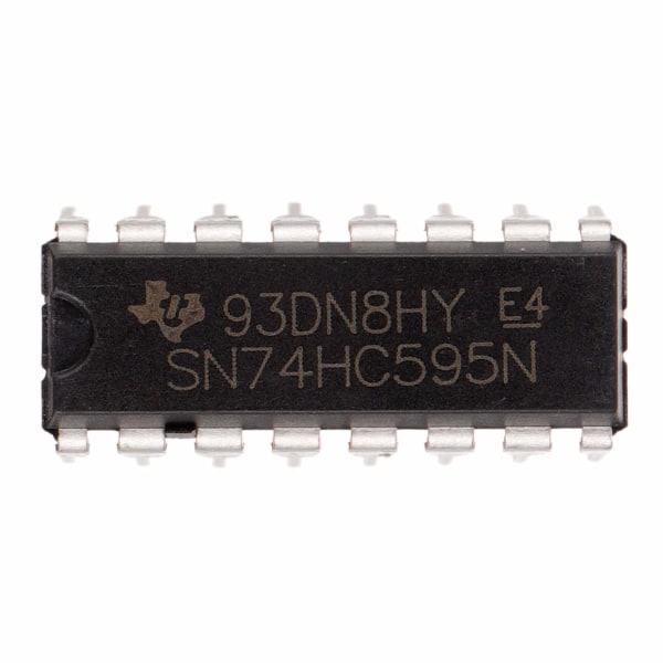 SN74HC595N 8-bit tæller skiftregistre 3-state output registre integrerede kredsløb DIP-16 (pakke med 25 stk.)
