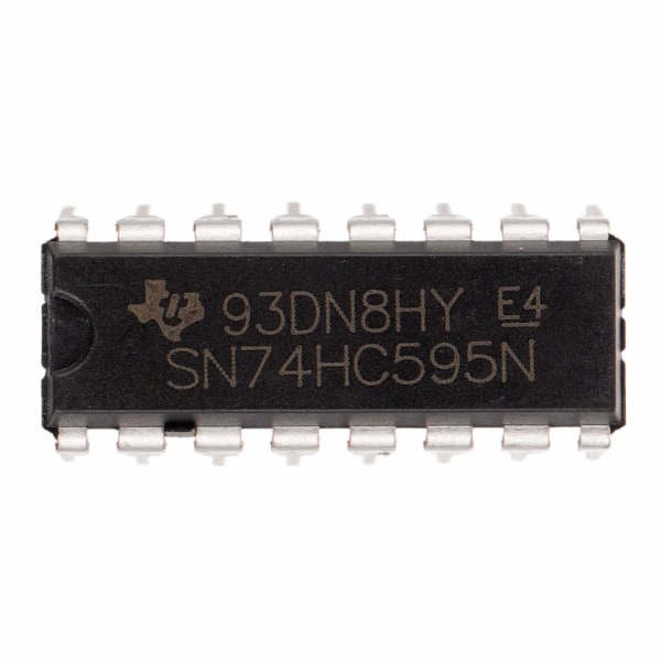 SN74HC595N 8-biters tellerskiftregistre 3-stats utgangsregistre Integrerte kretser DIP-16 (Pakke med 25 stk)