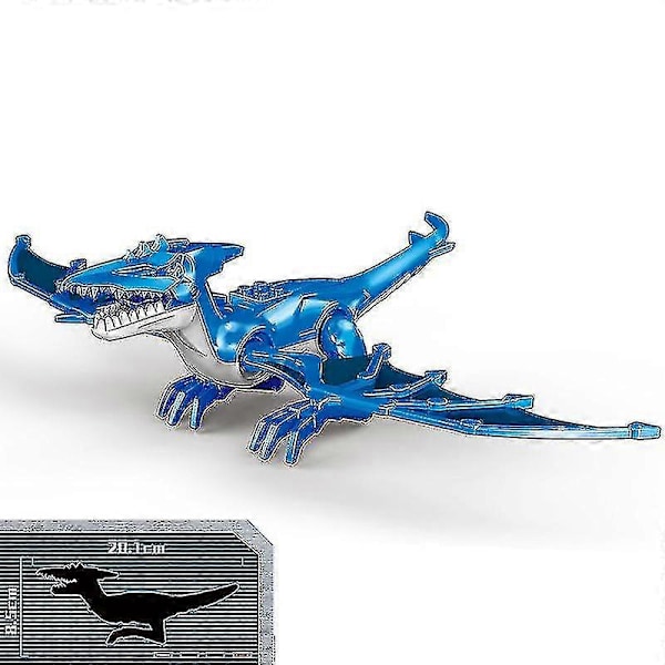 1 stk Jurassic Stor Dinosaur Byggeklodser T-rex Quetzalcoatlus Baryonyx Actionfigurer Legetøj til Børn Gaver Pterosaur D
