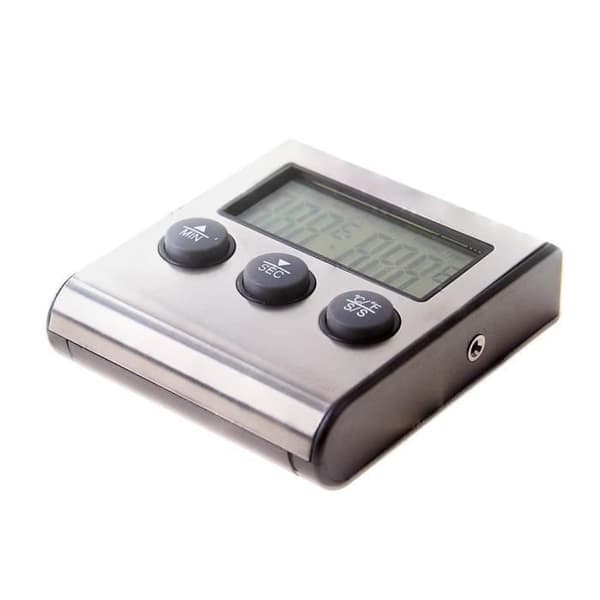 Køkkentermometer - 0-300℃ - Probe - Timer - Ideel til kød og grill