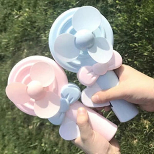Handdrivna Fläktar Lolipop Fläkt Tecknad Handhållen Sommarfläkt Handpressad Manuell Mini Portabel Liten Handkylningsfläkt för Barn Vuxna Hem Utomhus