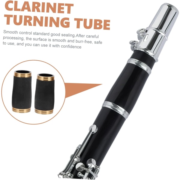 1 pari klarinettiputki mini-instrumentit piccolo-instrumentti piccolotarvikkeet korkean äänenvoimakkuuden klarinettiputken huilun kääntäjä puhallinsoittimen osat