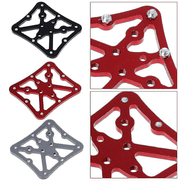 Sykkel Metall Klipsløse Sykkelpedaladapterplattform For Spd Titanium