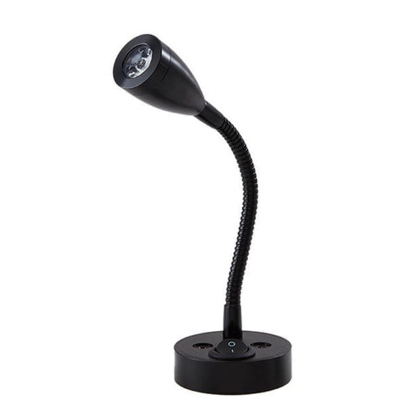 Gooseneck RV Leselampe 12v 3w Nachttischlampe mit Schalter für Lesen Boot Yacht Wohnwagen Wohnmobil Weiß White 6000K