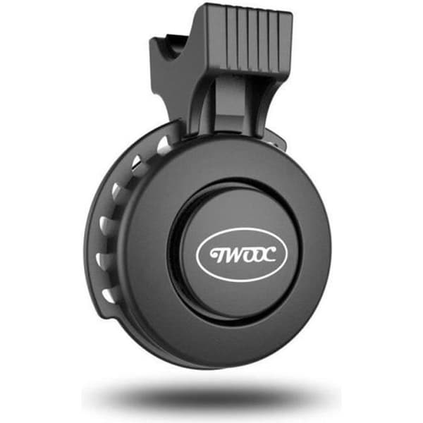 Sonnette El-cykelhorn med USB Genopladelig IP65 Vandtæt 120dB Horn - Sort