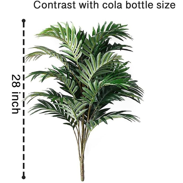 Keinotekoinen palmulehti Keinotekoinen trooppinen Big Palm Leaf Keinotekoinen kasvi