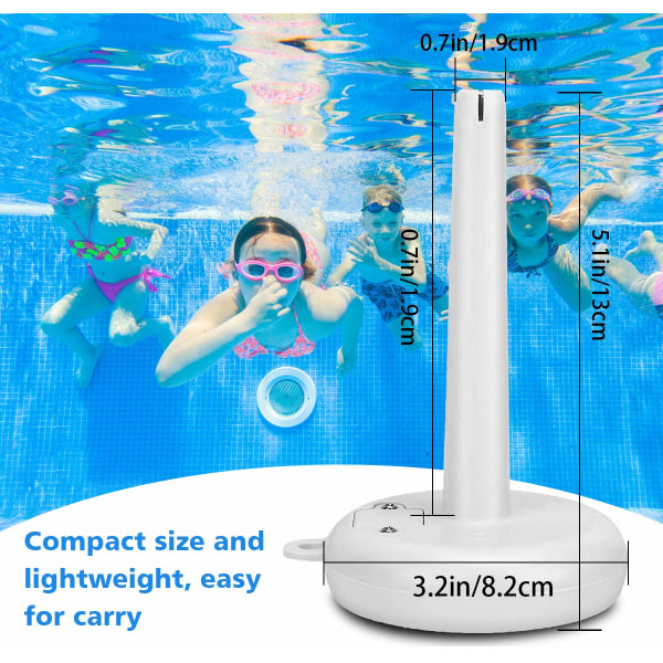 Solar bassengtermometer, digitalt vanntermometer, solenergi digitalt bassengtermometer for svømmebasseng, spa, boblebad