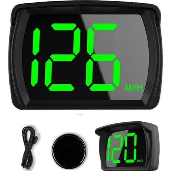 2023 Ny 2,8-tommer digital bil speedometer, bil Head-Up Display med GPS, Plug and Play, KMH