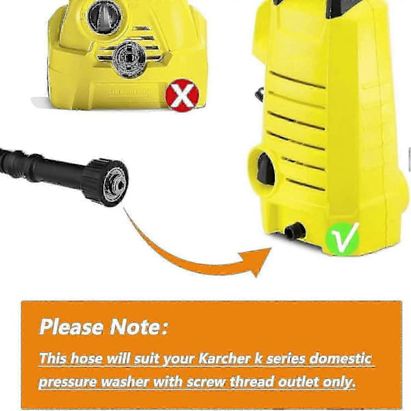 Karcher K2 Äldre Modell Högtryckstvättslang 6m med M22 14mm Anslutning