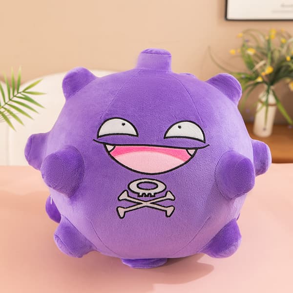 Koffing Evolution Weezing Tecknad Plyschleksak Mjuk Uppstoppad Docka