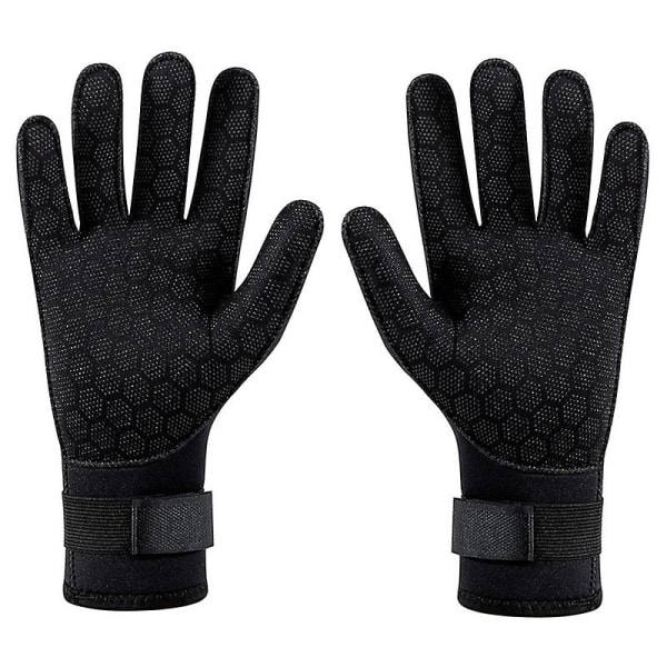 Neopren Dykking Vinter Oppvarmede Hansker Menn Kvinner Dykkere Våtdrakt Snorkling Padling XL